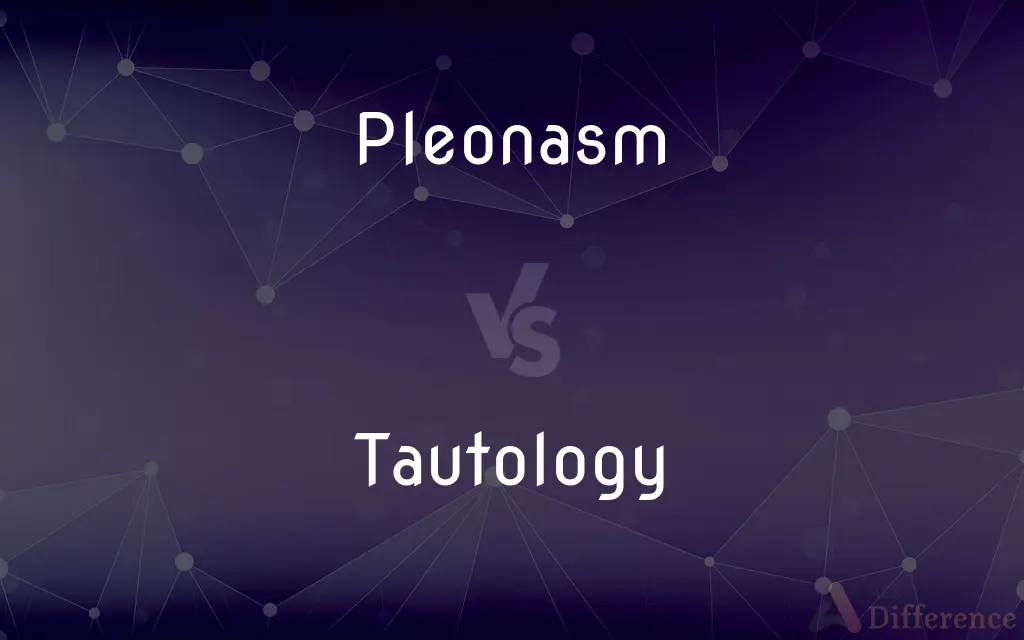 Pleonasm vs. Tautology — What's the Difference?