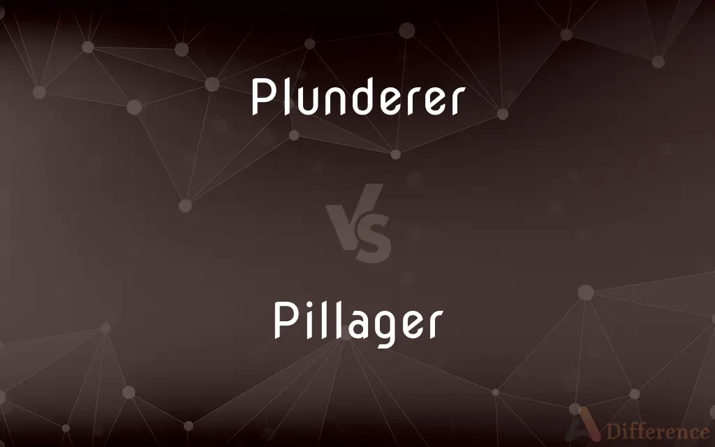 Plunderer vs. Pillager — What's the Difference?