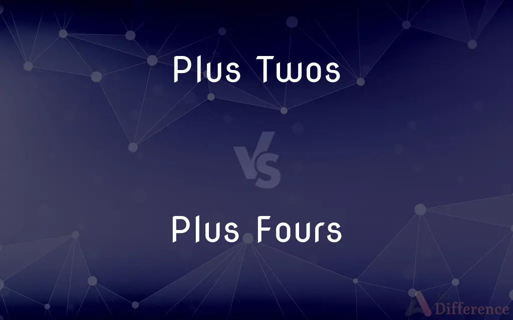 Plus Twos vs. Plus Fours — What's the Difference?
