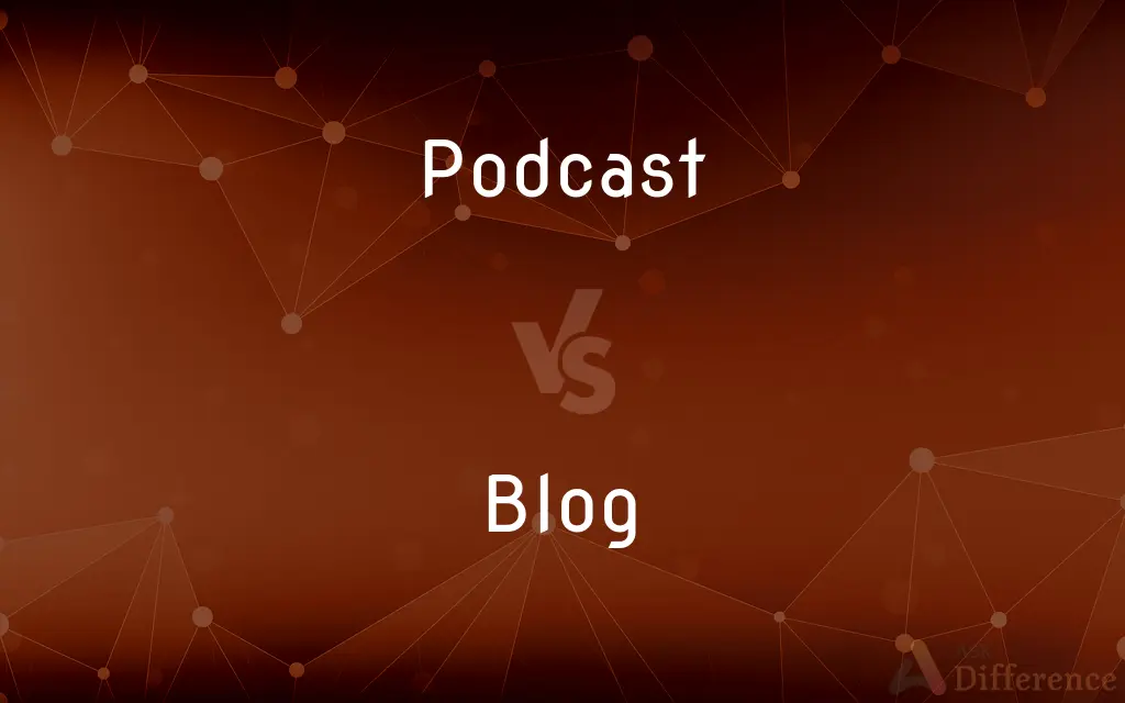 Podcast vs. Blog — What's the Difference?