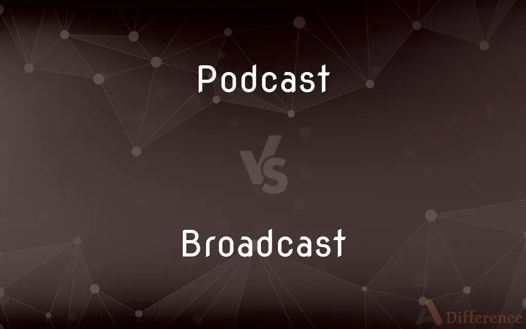 Podcast vs. Broadcast — What's the Difference?