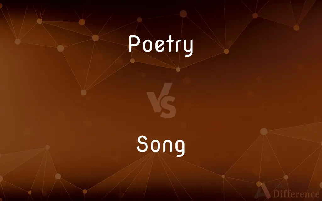Poetry vs. Song — What's the Difference?