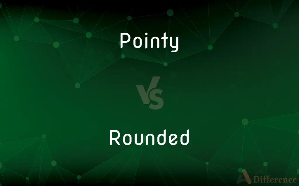 Pointy vs. Rounded — What's the Difference?