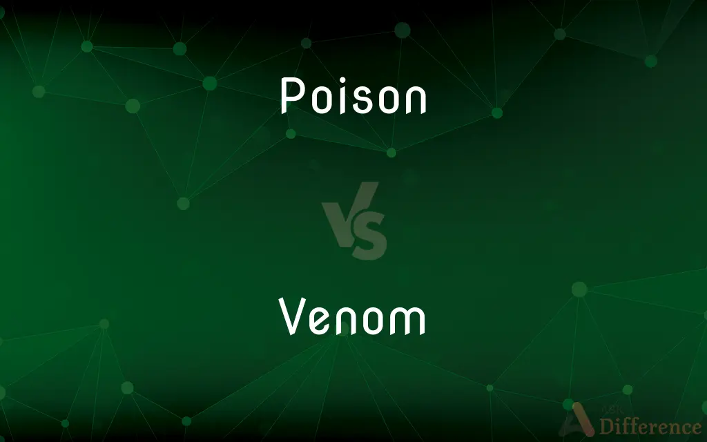 Poison vs. Venom — What's the Difference?