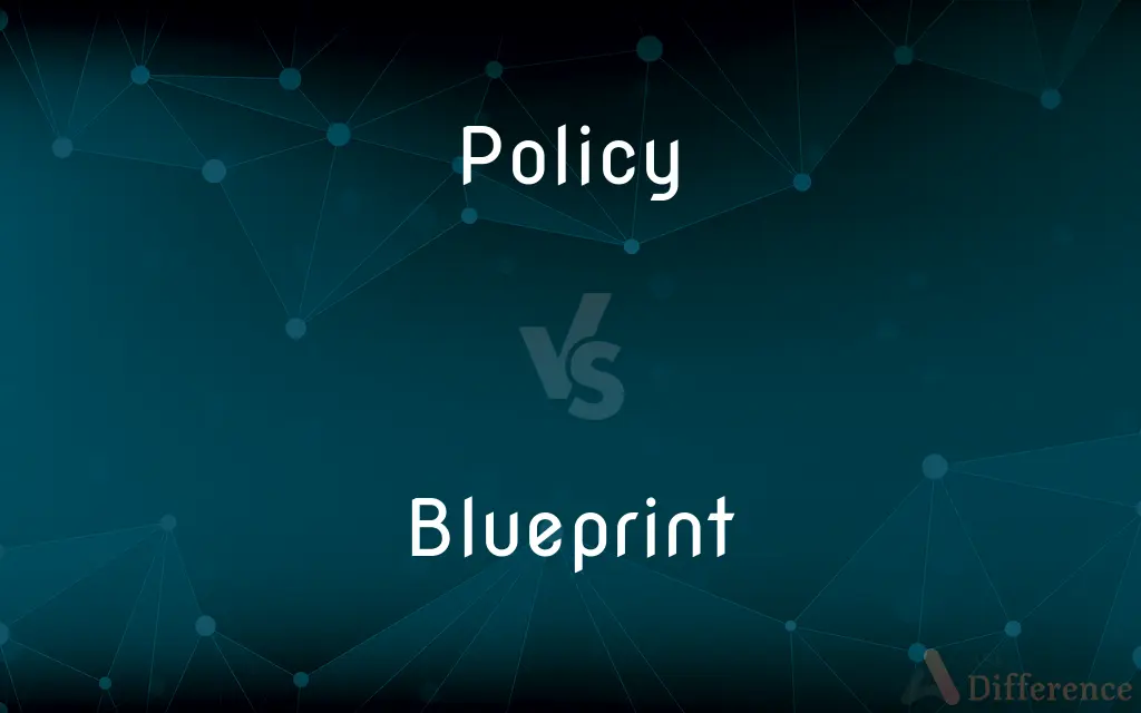 Policy vs. Blueprint — What's the Difference?