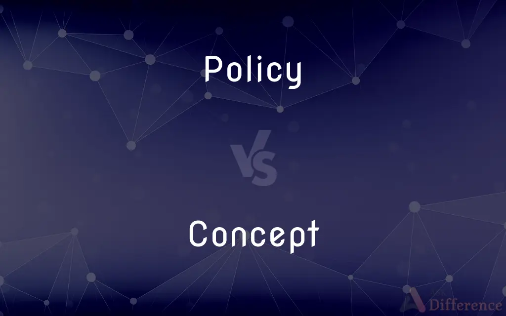 Policy vs. Concept — What's the Difference?