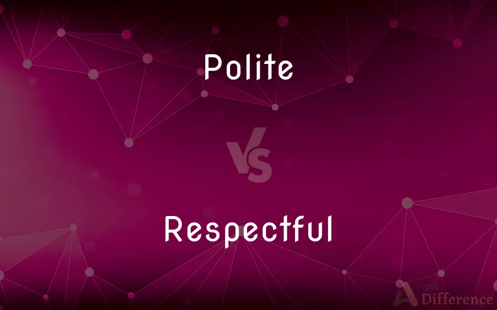 Polite vs. Respectful — What's the Difference?