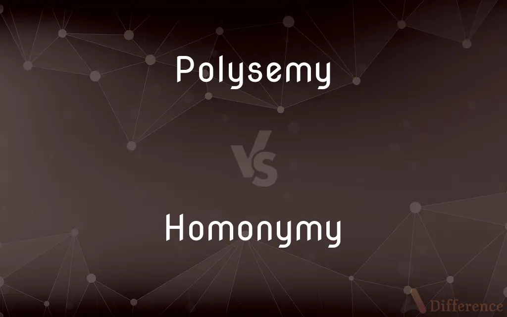 Polysemy vs. Homonymy — What's the Difference?