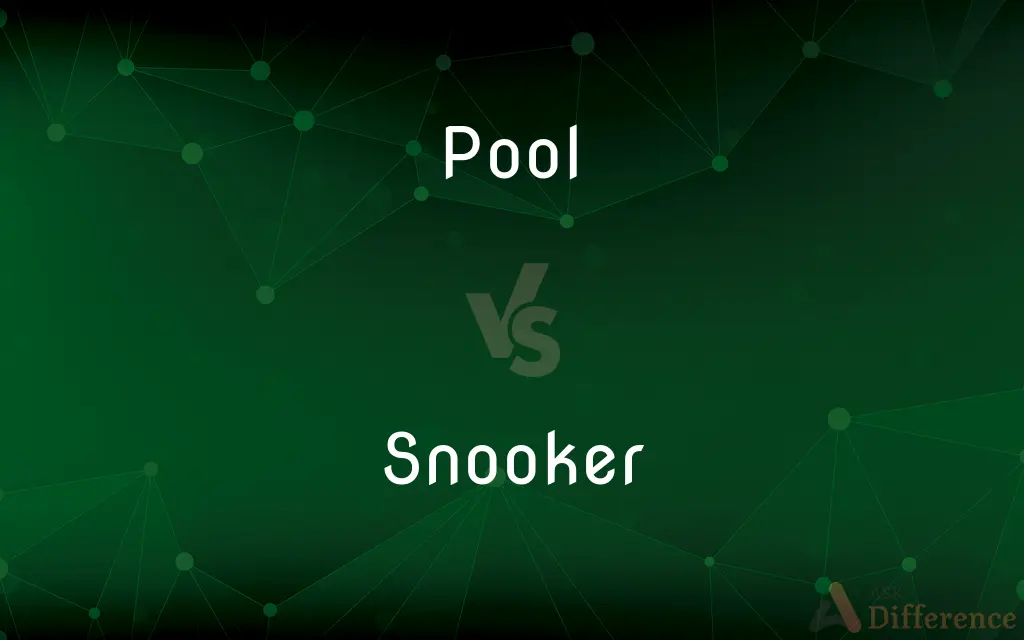 Pool vs. Snooker — What's the Difference?