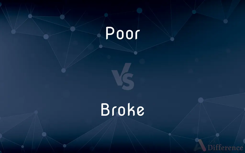 Poor vs. Broke — What's the Difference?