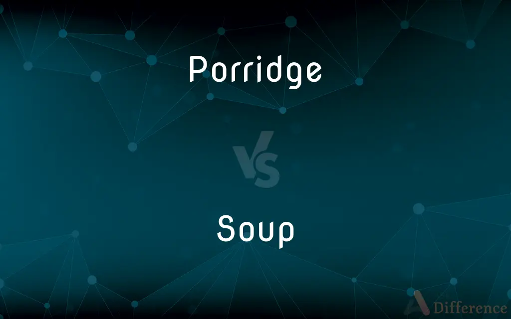 Porridge vs. Soup — What's the Difference?