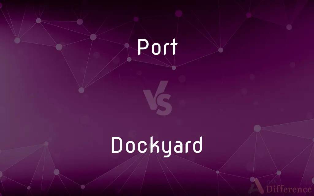 Port vs. Dockyard — What's the Difference?