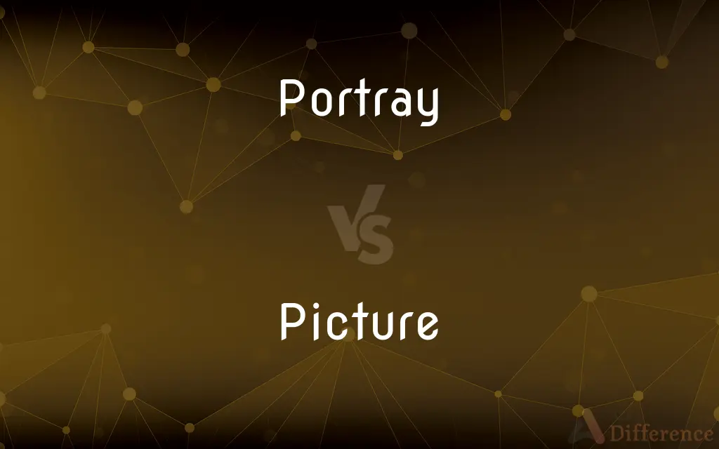 Portray vs. Picture — What's the Difference?