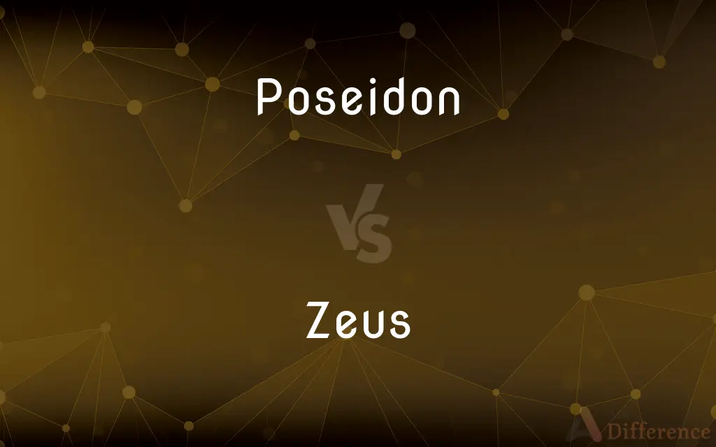 Poseidon vs. Zeus — What's the Difference?
