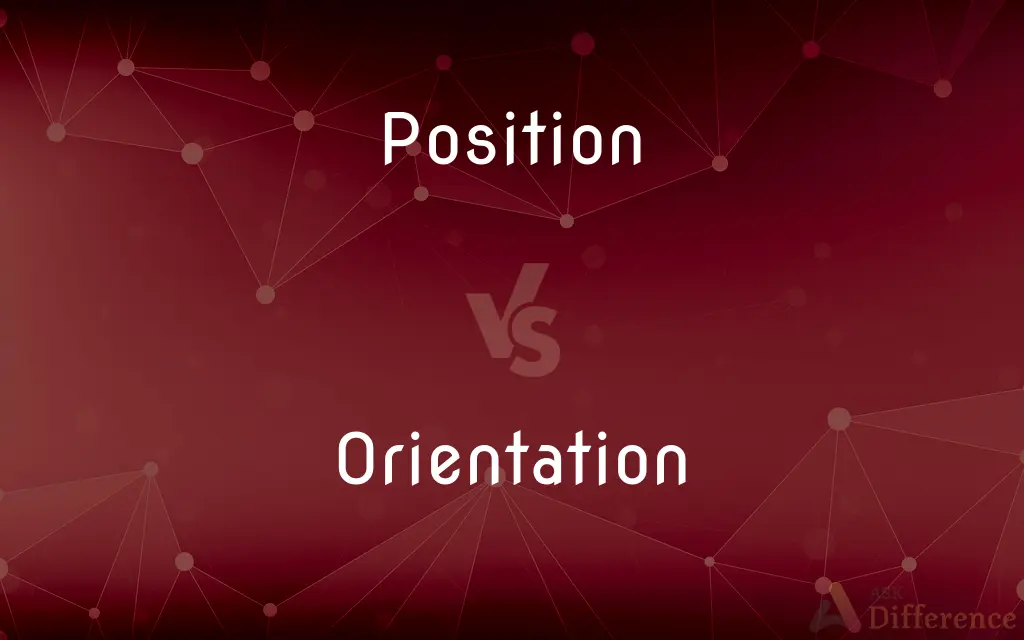 Position vs. Orientation — What's the Difference?
