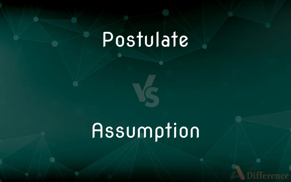 Postulate vs. Assumption — What's the Difference?