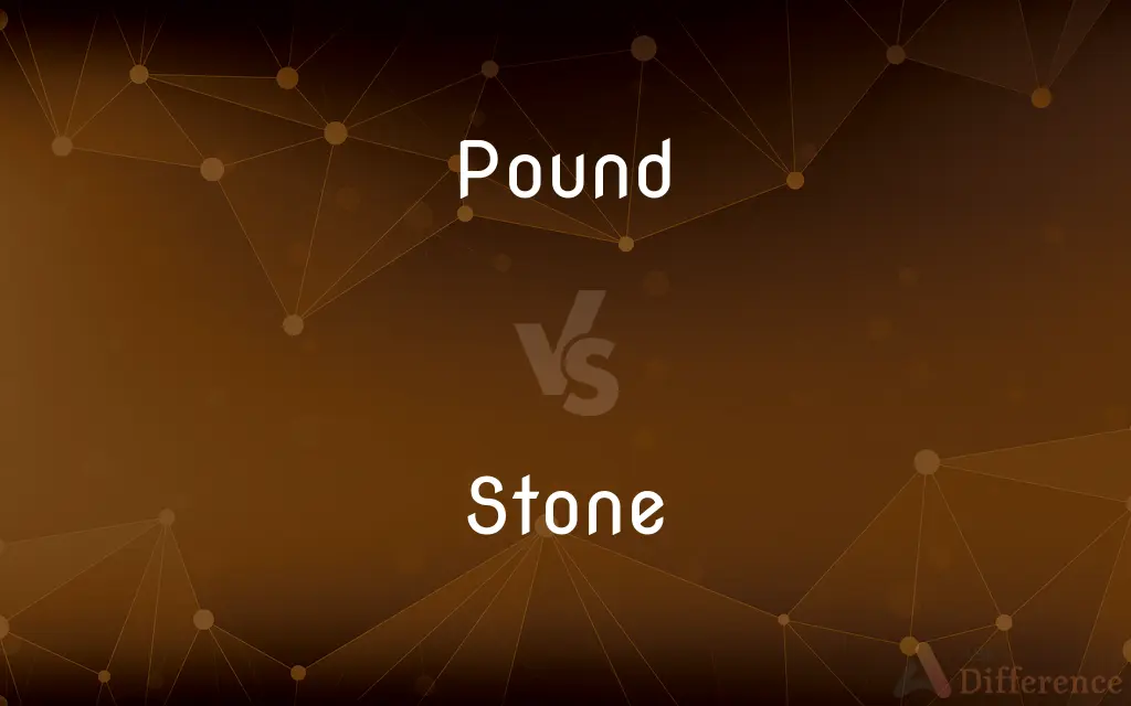 Pound vs. Stone — What's the Difference?