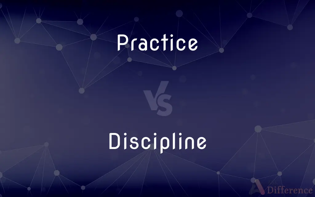 Practice vs. Discipline — What's the Difference?