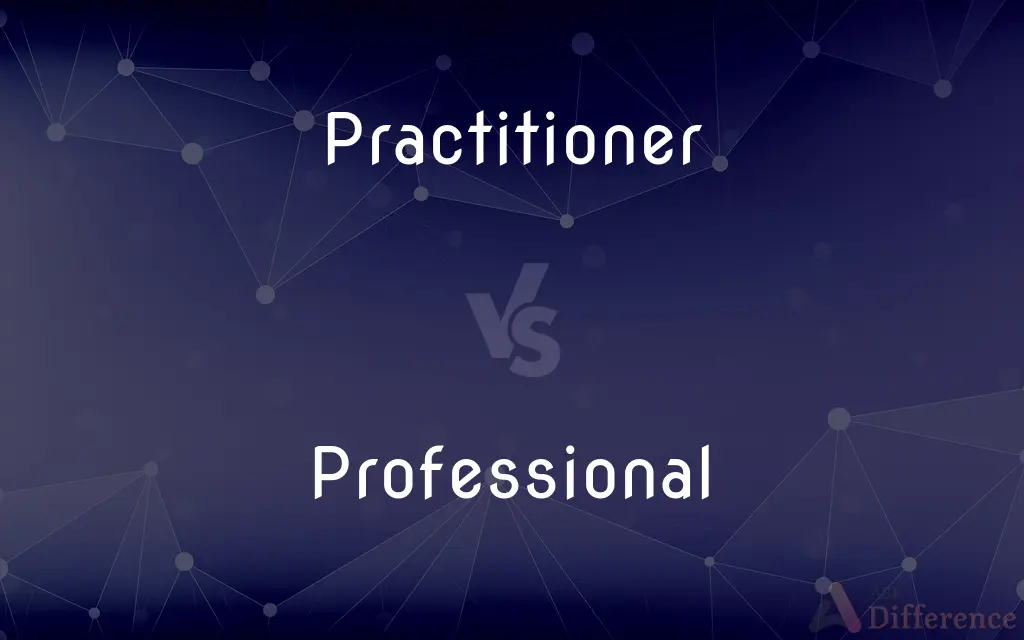 Practitioner vs. Professional — What's the Difference?