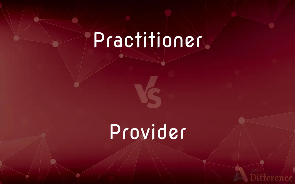 Practitioner vs. Provider — What's the Difference?