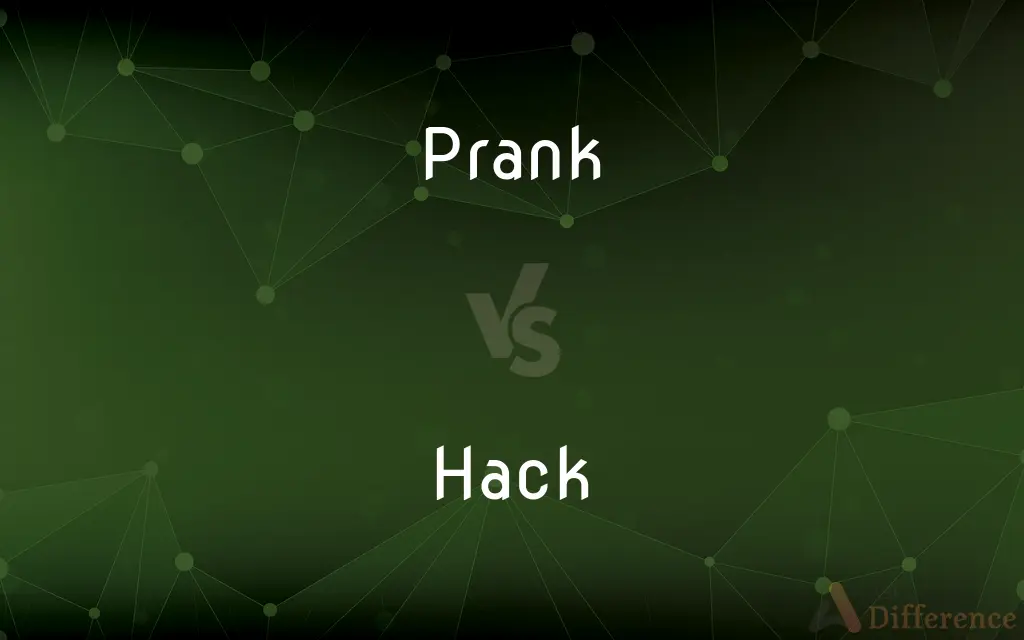 Prank vs. Hack — What's the Difference?