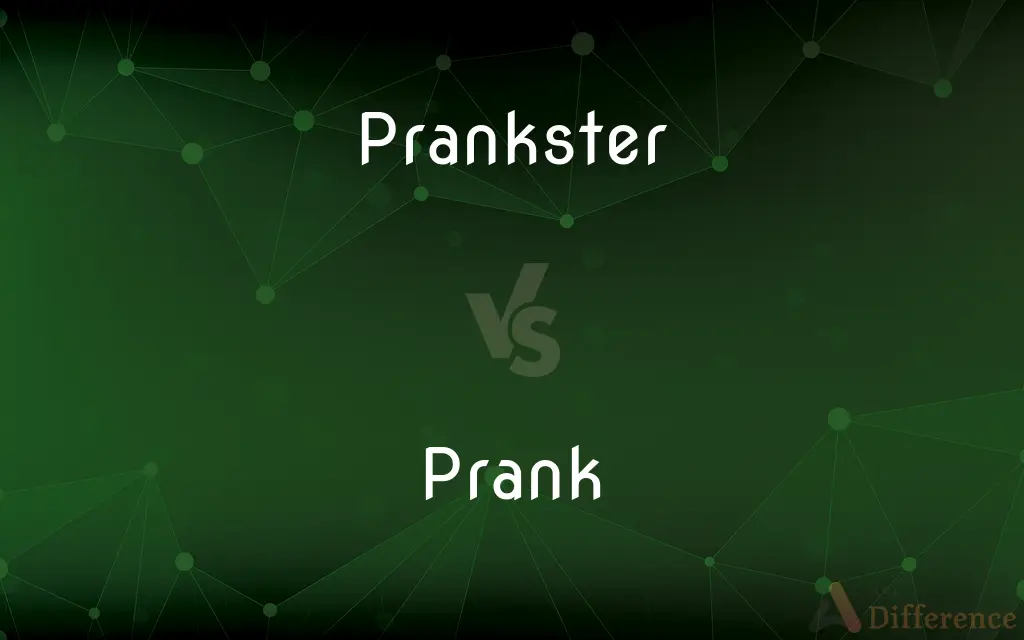 Prankster vs. Prank — What's the Difference?