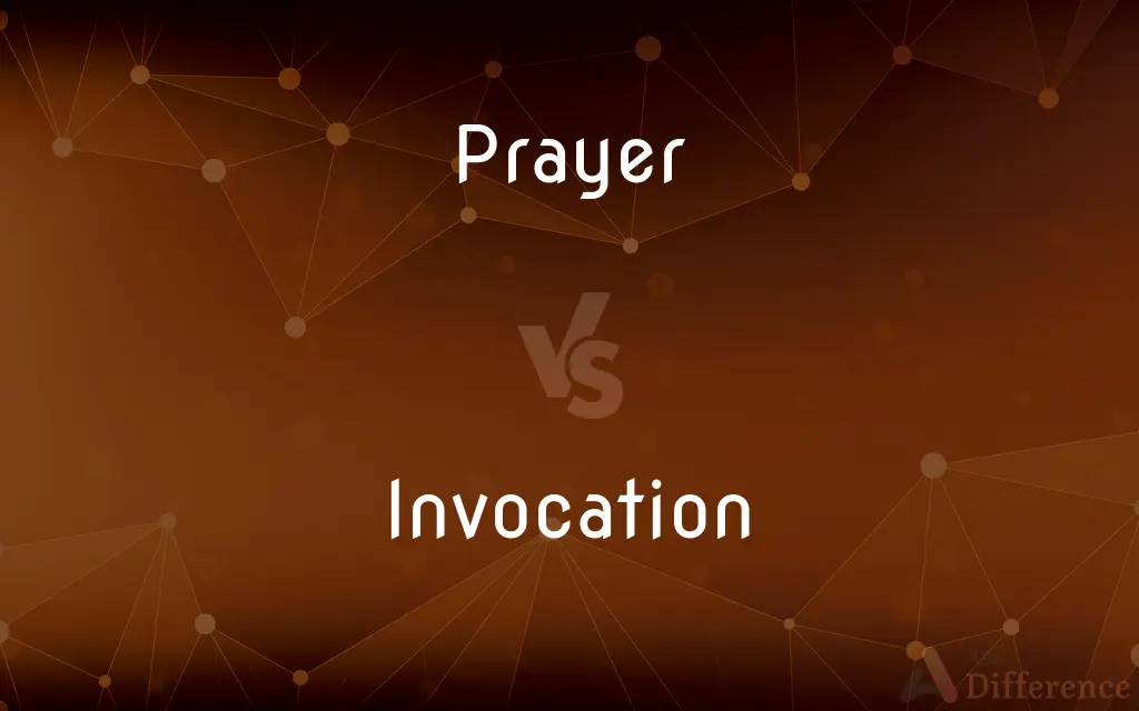 Prayer vs. Invocation — What's the Difference?