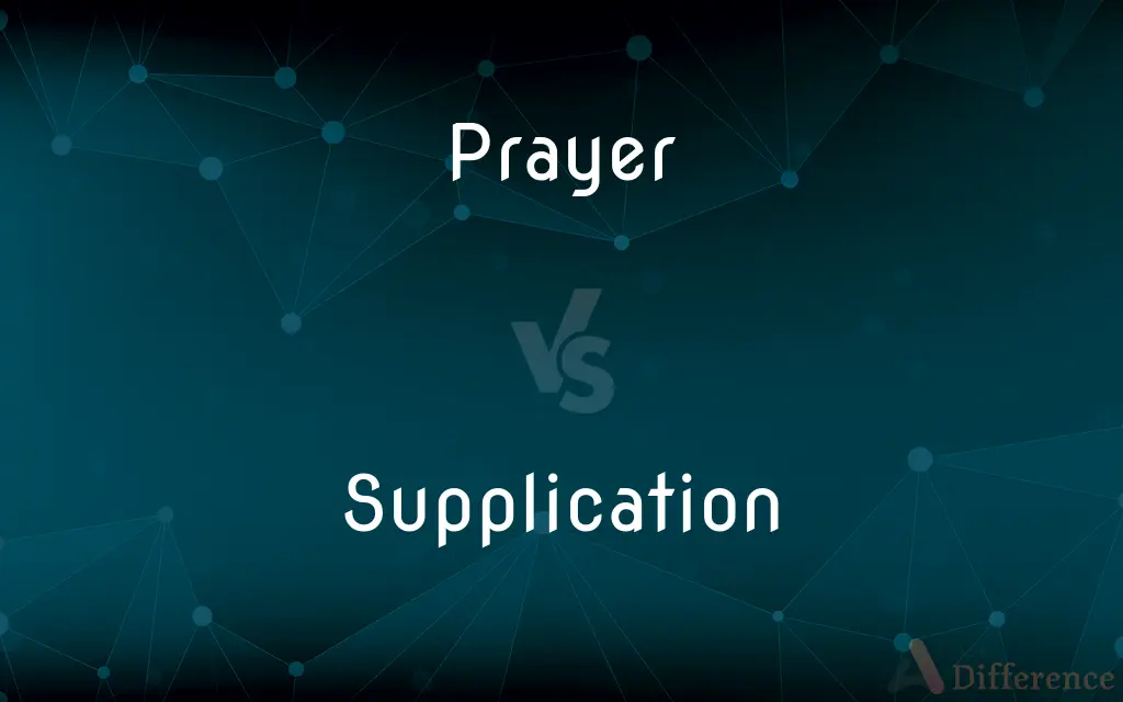 Prayer vs. Supplication — What's the Difference?