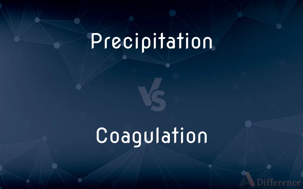 Precipitation vs. Coagulation