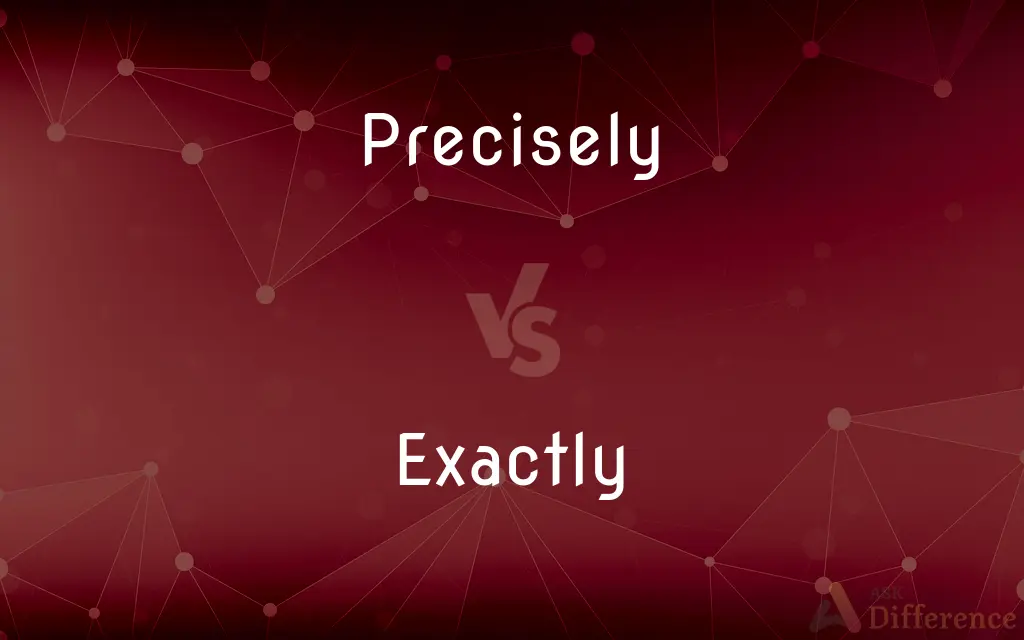 Precisely vs. Exactly — What's the Difference?