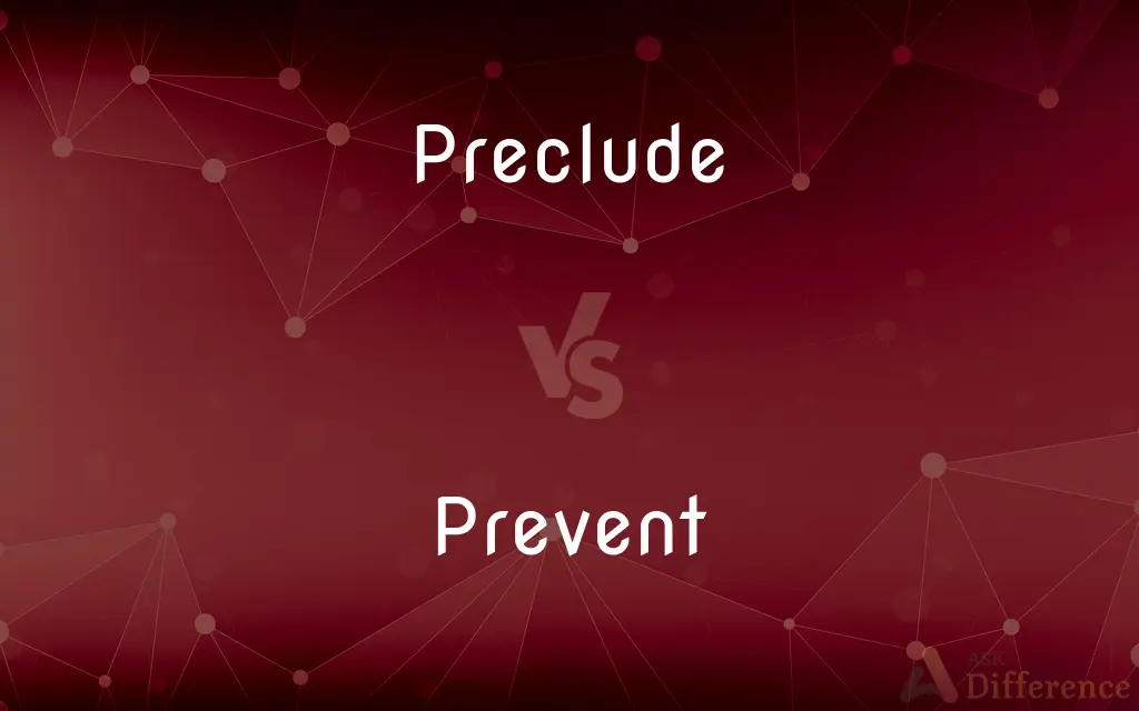Preclude vs. Prevent — What's the Difference?