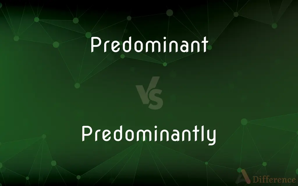 Predominant vs. Predominantly — What's the Difference?