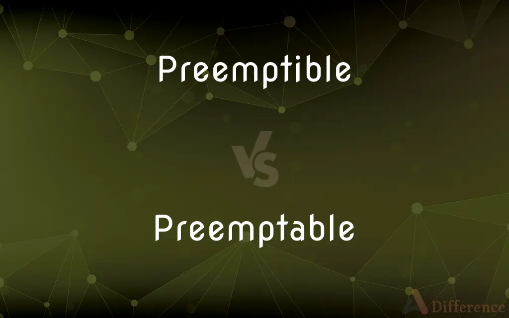 Preemptible vs. Preemptable — What's the Difference?
