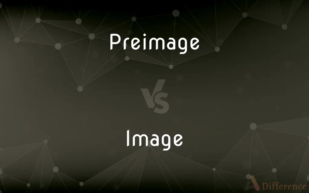 Preimage vs. Image — What's the Difference?