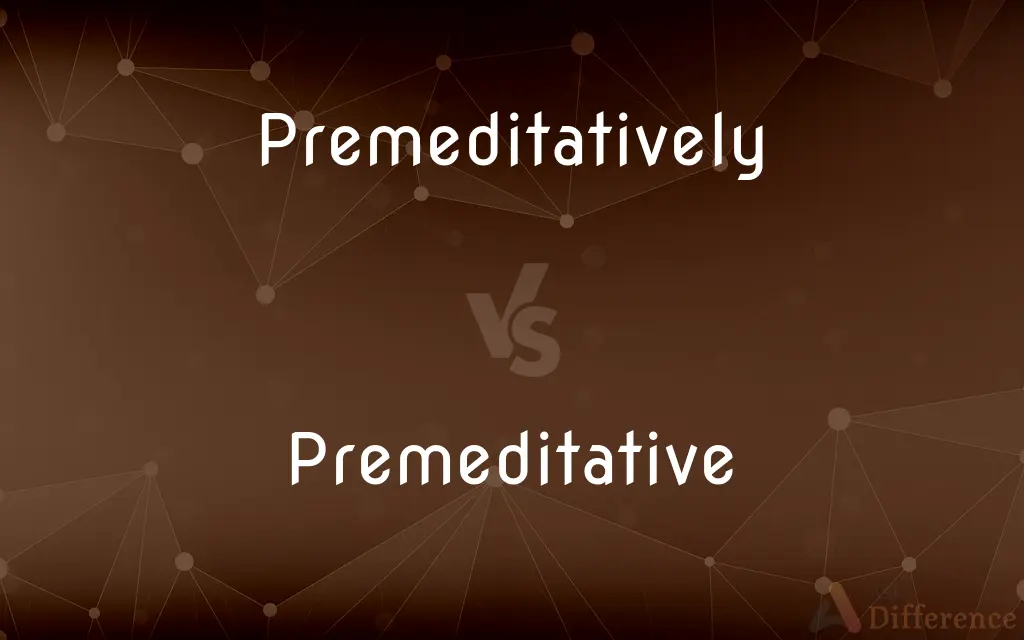 Premeditatively vs. Premeditative — What's the Difference?