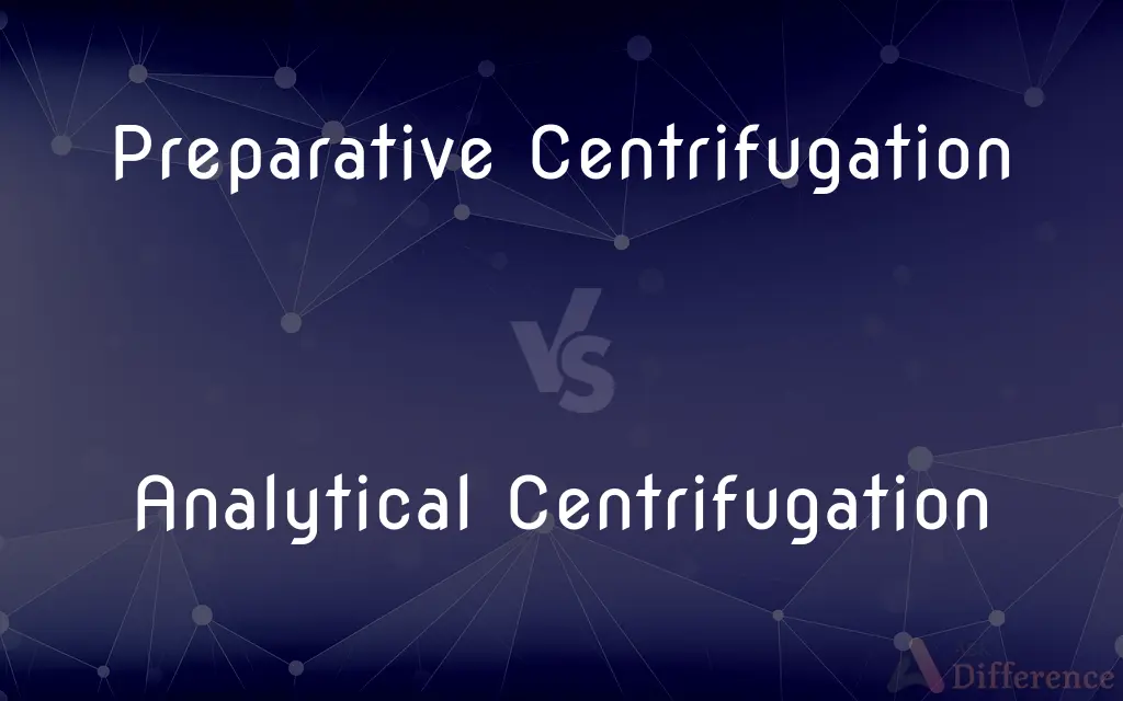 Preparative Centrifugation vs. Analytical Centrifugation — What's the Difference?