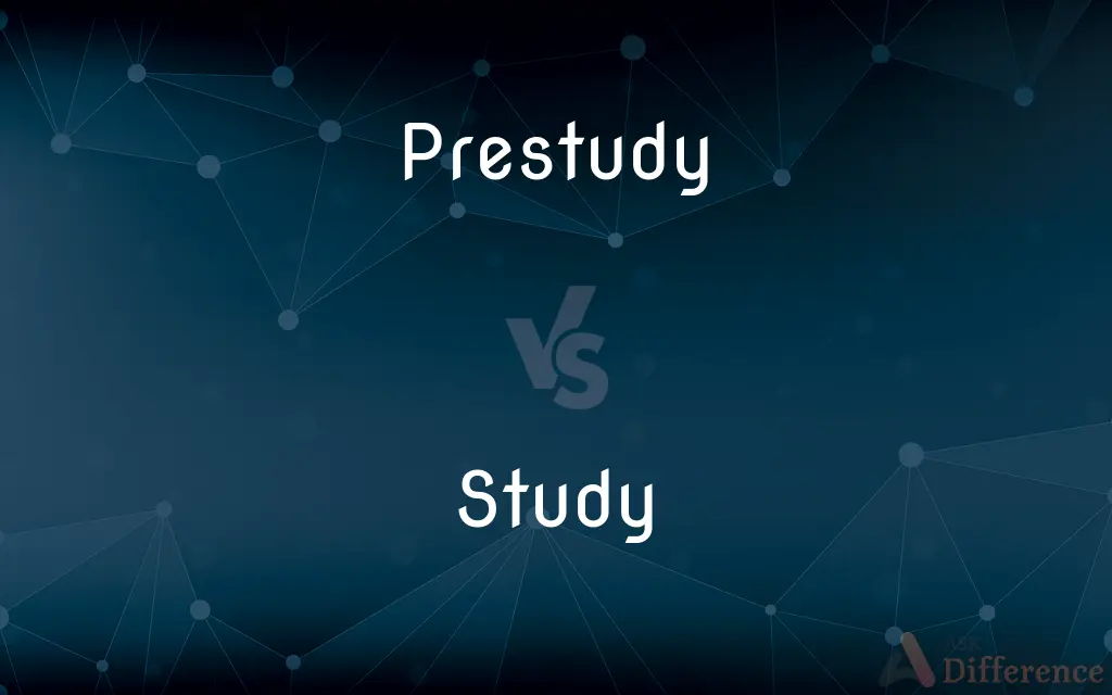 Prestudy vs. Study — Which is Correct Spelling?