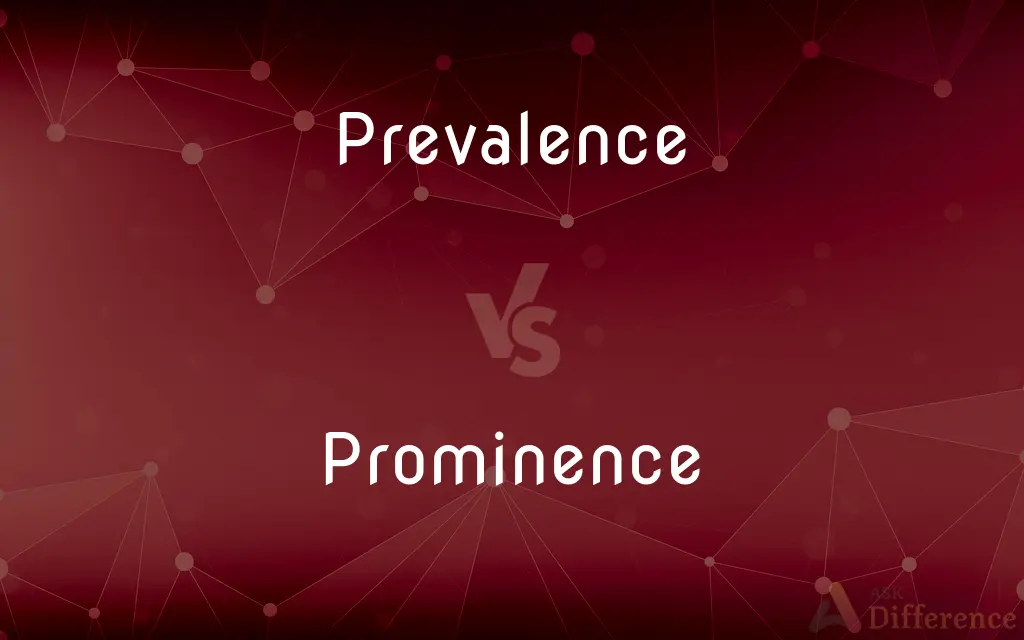 Prevalence vs. Prominence — What's the Difference?