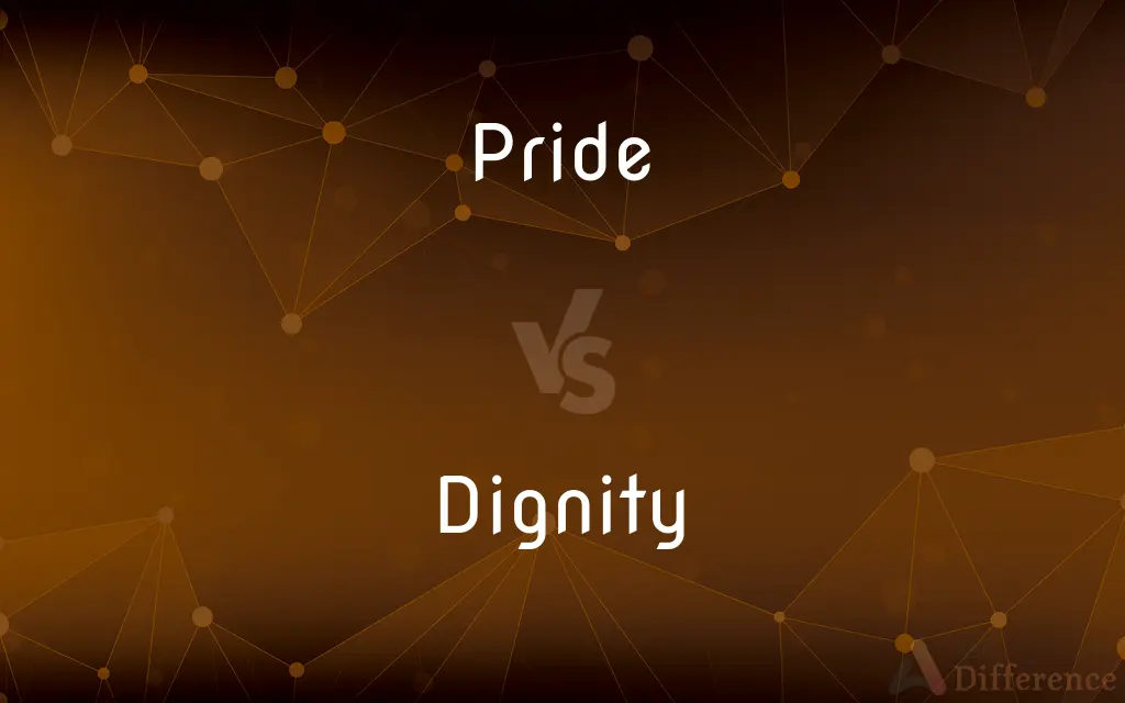 Pride vs. Dignity — What's the Difference?