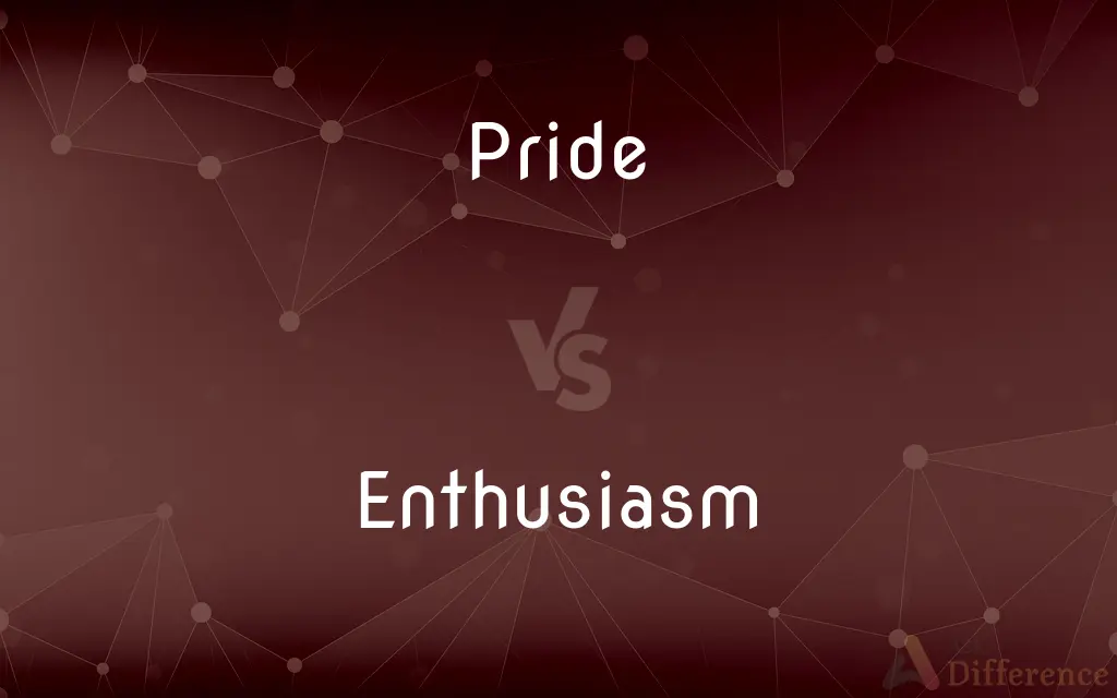 Pride vs. Enthusiasm — What's the Difference?