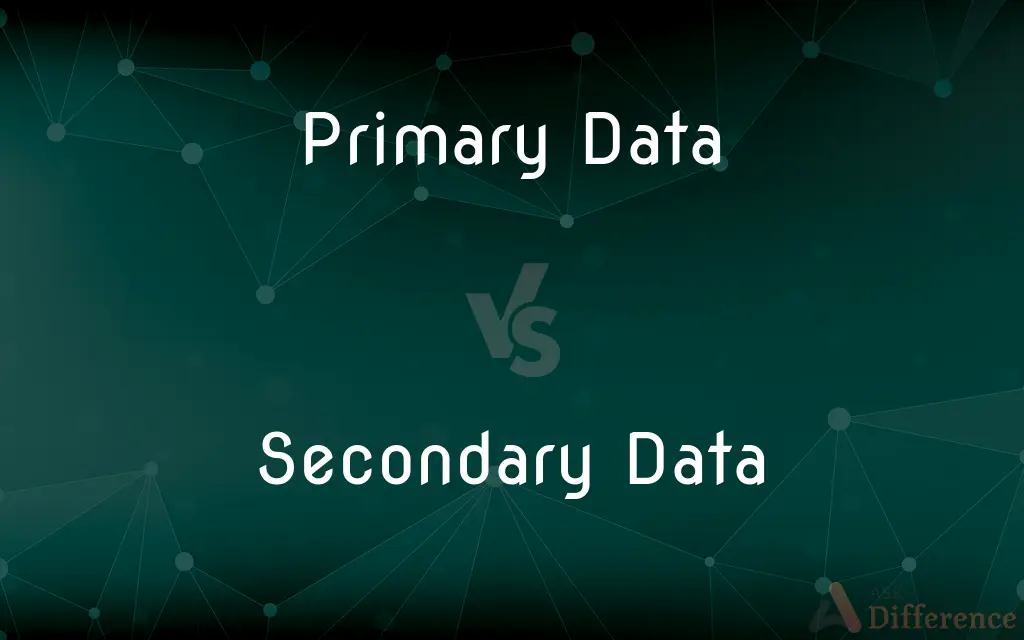 Primary Data vs. Secondary Data — What's the Difference?