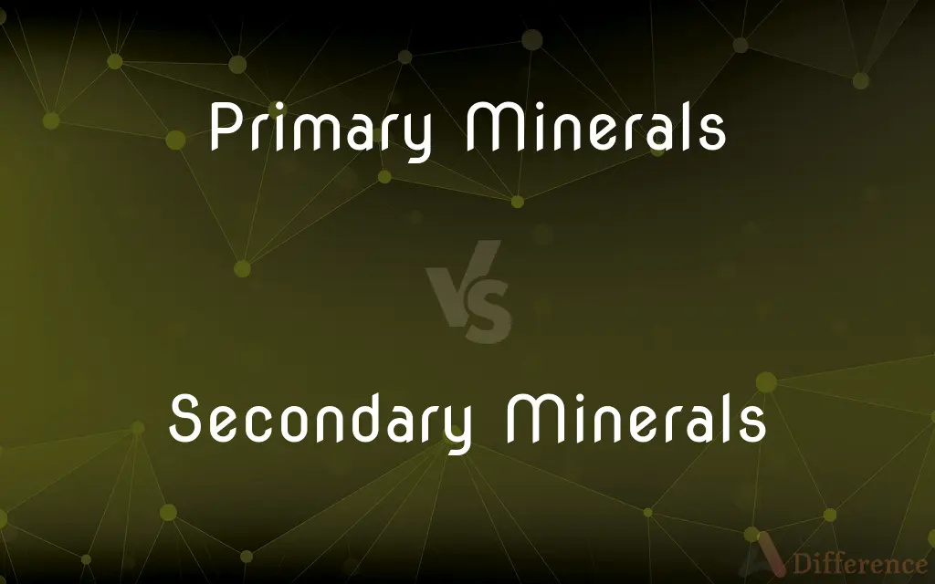Primary Minerals vs. Secondary Minerals — What's the Difference?