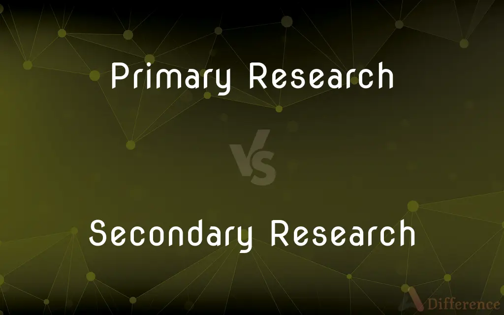 Primary Research vs. Secondary Research — What's the Difference?