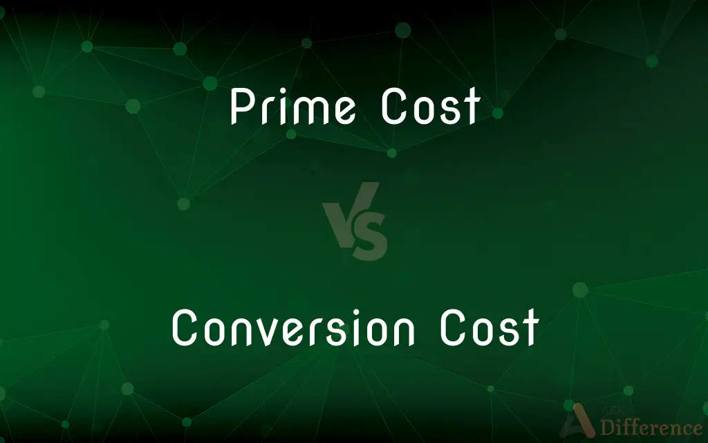 Prime Cost vs. Conversion Cost — What's the Difference?