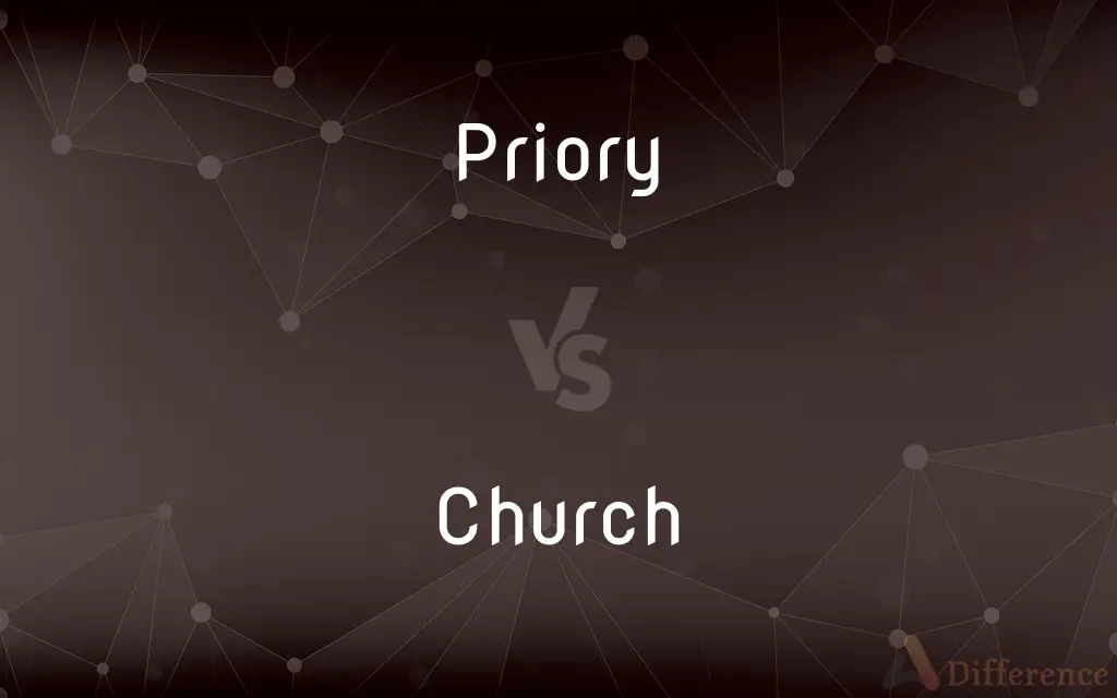 Priory vs. Church — What's the Difference?