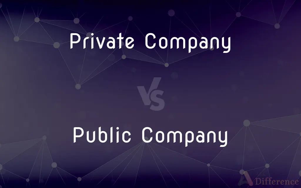 Private Company vs. Public Company — What's the Difference?
