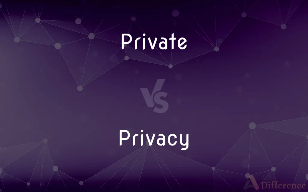 Private vs. Privacy — What's the Difference?