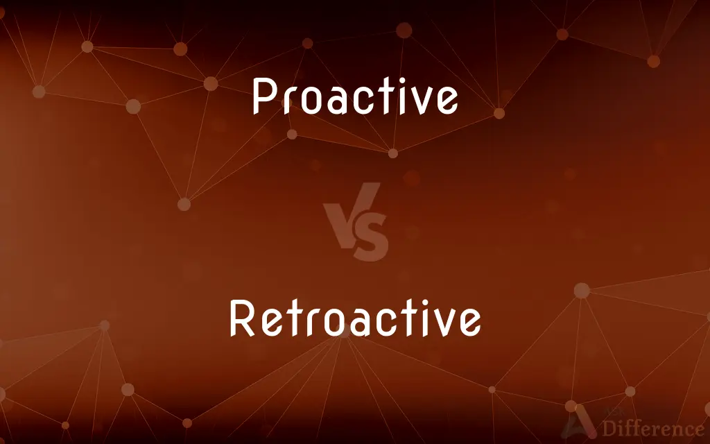 Proactive vs. Retroactive — What's the Difference?