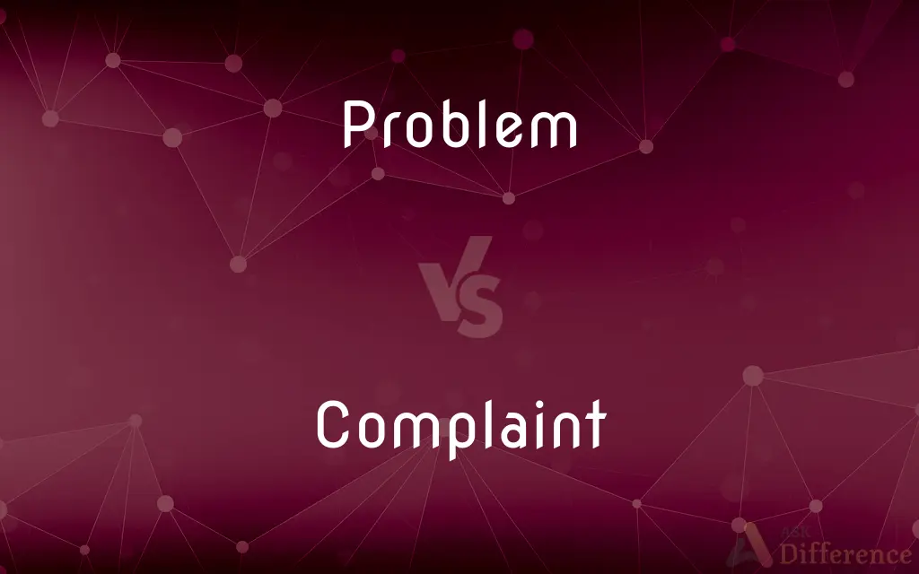Problem vs. Complaint — What's the Difference?
