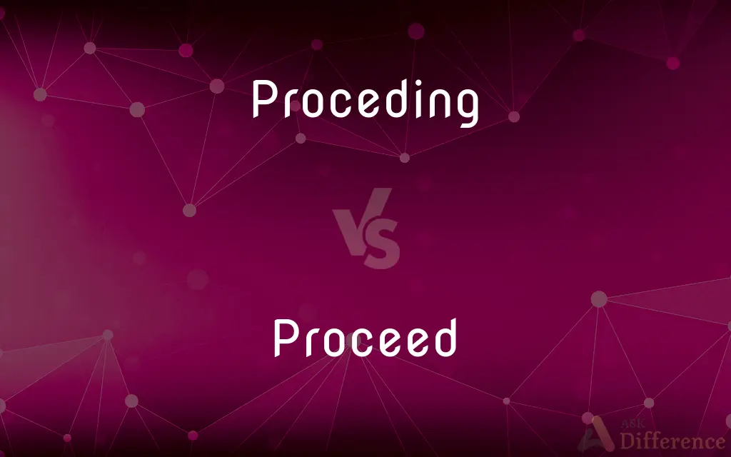 Proceding vs. Proceed — Which is Correct Spelling?